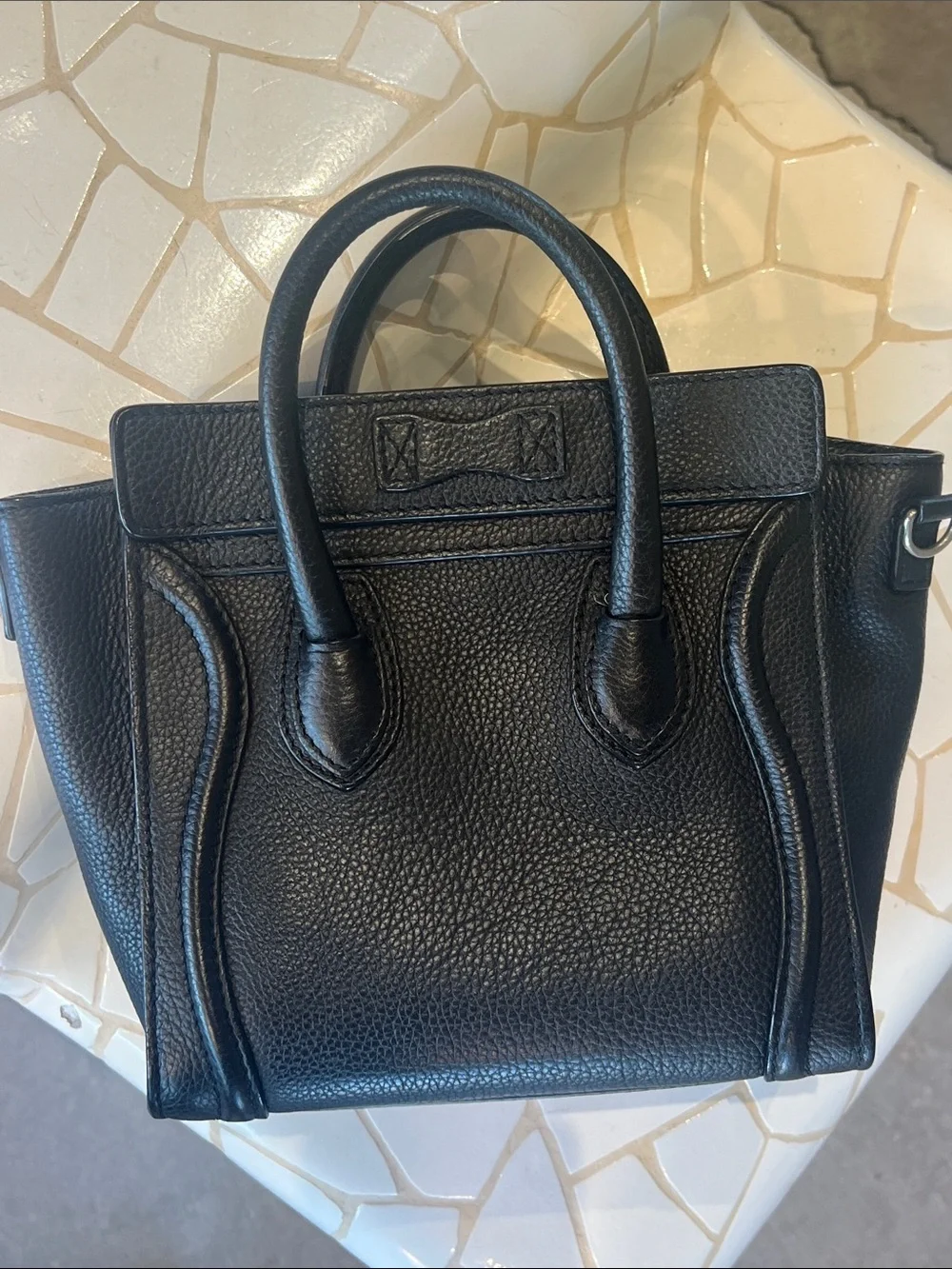 Celine structured pebbled
